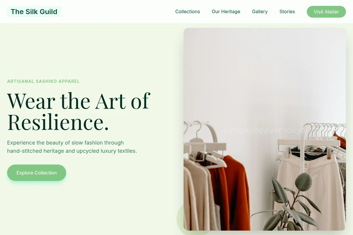 Sashiko Clothing