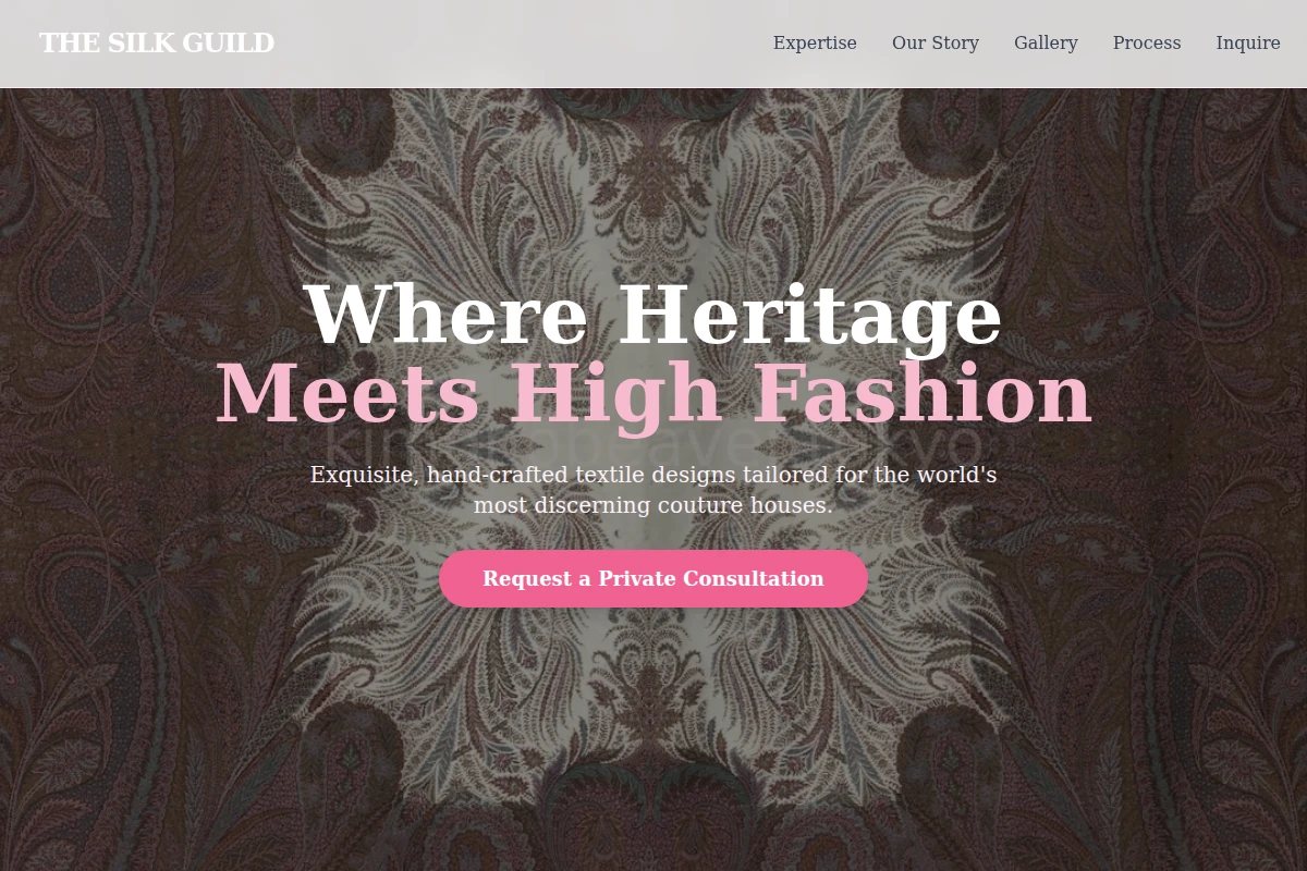 Couture Textile Design