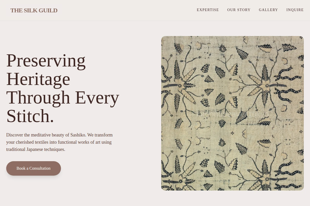 Sashiko Textile Design