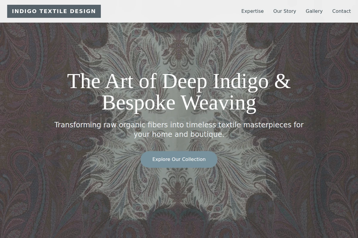Indigo Textile Design