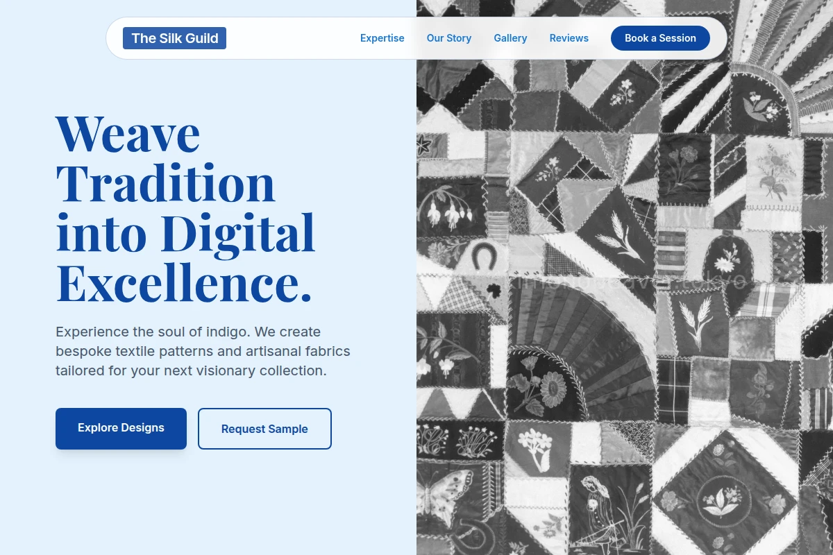 Indigo Textile Design